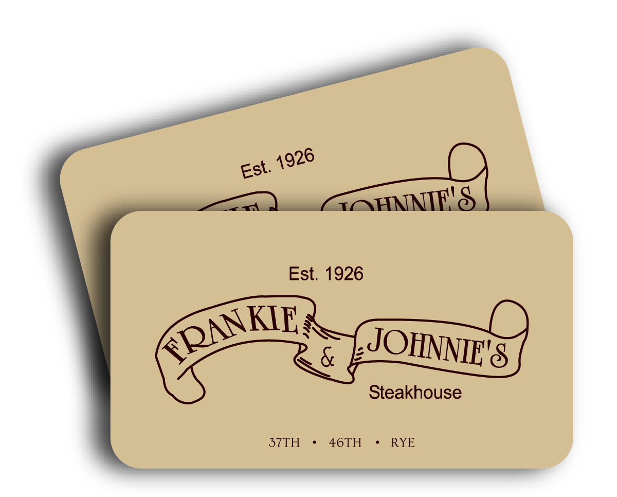 Frankie and Johnnie's Gift Cards